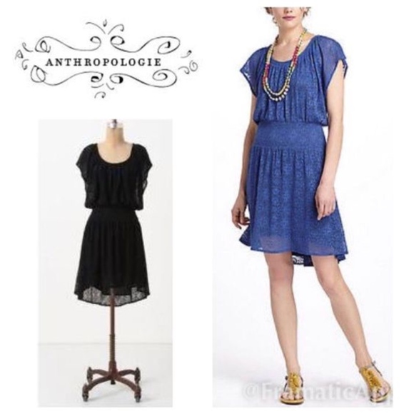 ANTHROPOLOGIE Leifnotes Black Lace Hi-Lo Dress, S - Picture 7 of 7